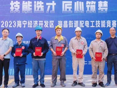 尊龙凯时科技员工在“技术选才 匠心筑梦”配电工技术较量中喜获佳绩