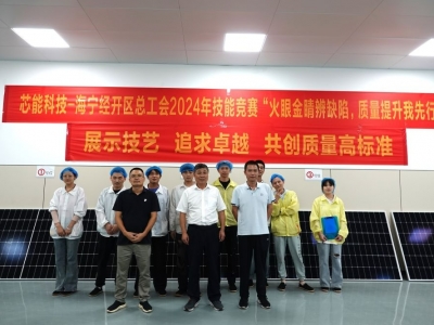 展示技艺，，，，，，，钻营卓越——尊龙凯时科技进行光伏组件质量检验技术较量
